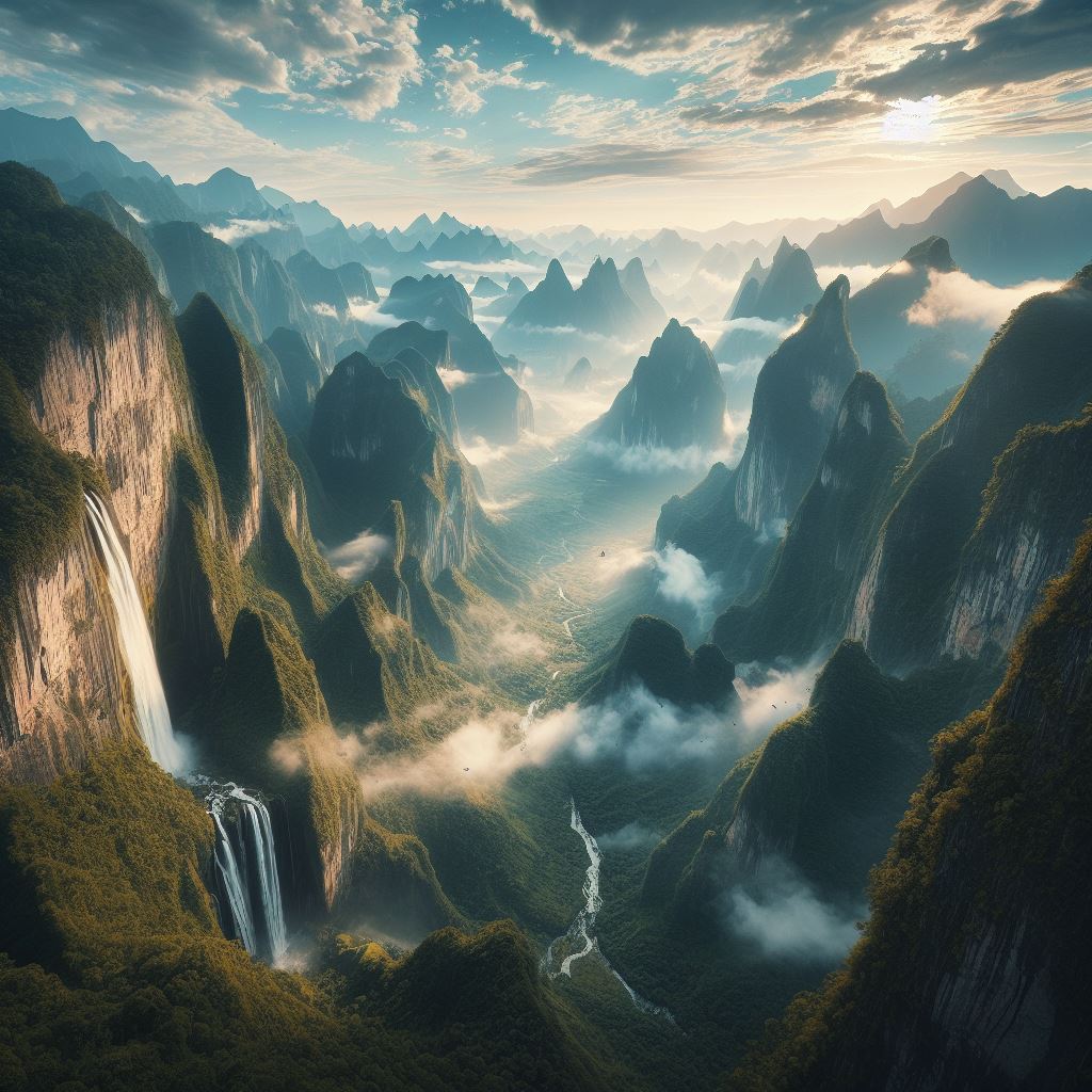 香炉瀑布遥相望，回崖沓嶂凌苍苍。